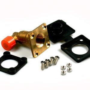 Boquilla de suministro de 90° de base plana W21,8 para la conexión de manguera de llenado