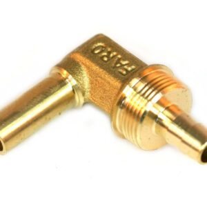 FARO codo de 90° con niple de 8 mm (corto) para maguera flexible 8 mm (R06/S)