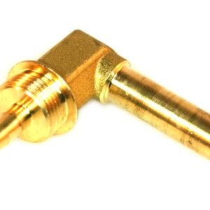 FARO codo de 90° con niple 8 mm para manguera flexible 6 mm (R20)