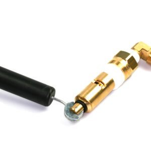 Válvula de parado al 80% de llenado 4 agujeros con codo de 90° para tanque tiroidal H240/250 x 52°