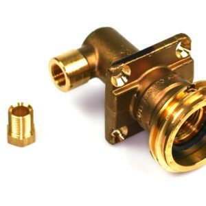 Boquilla de suministro ACME de 90° para repostaje externo para tubería de cobre de 8 mm