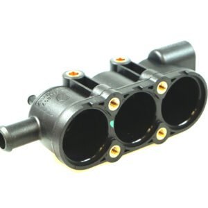 MED riel de inyección de 3 cilindros con enchufe de sensor para inyectores GI25