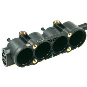 MED riel de inyección 4 cilindros sin enchufe de sensor para inyectores GI25