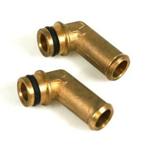 BRC conexión de agua de latón para reductor Genius incl. junta tórica (set de 2 piezas)