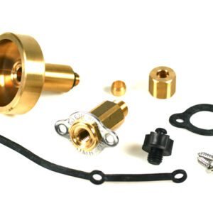 Boquilla de suministro mini M10 + DISH adaptador de repostaje corto de latón