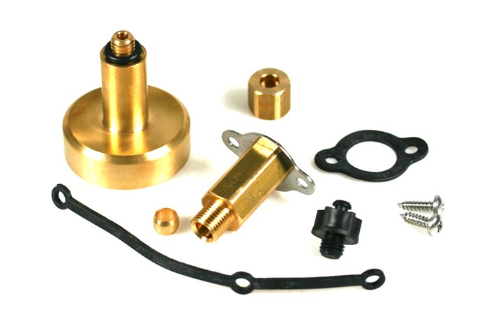 Boquilla de suministro mini M10 + DISH adaptador de repostaje corto de latón - Imagen 2