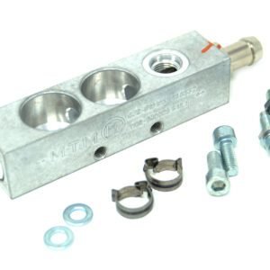 MTM riel de inyección de 2 cilindros con conector de sensor de presión para los nuevos inyectores MY09