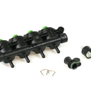 Landi Renzo GIRS12 rampa de inyección de 4 cilindros S (verde)