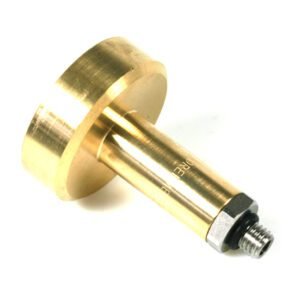 DREHMEISTER adaptador de boquilla de suministro DISH M10 latón con conexión de acero inoxidable