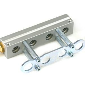 HANA riel de inyección de aluminio de 4 cilindros para inyectores H2001 67R-01