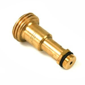 ACME adaptador de boquilla de suministro 21,8 mm con filtro, 95mm - latón