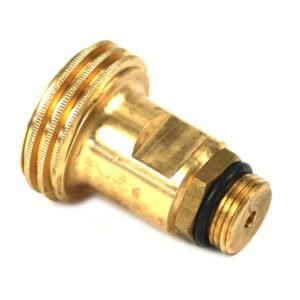 ACME adaptador de boquilla de suministro 21,8 mm con filtro, 60 mm - latón