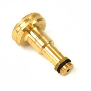 DISH adaptador de boquilla de suministro 21,8 mm con filtro, 95 mm - latón