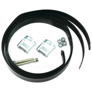 Correas de acero universales para el montaje de tanques GLP cilíndricos y tanques de propano para autocaravanas 30x1200x1,5 mm