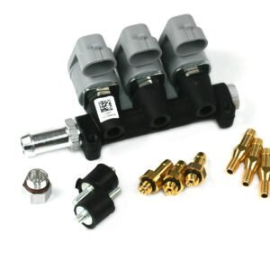 IG1 Apache HD rampa de inyección de 3 cilindros 2 ohm