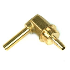 DREHMEISTER codo de 90° con niple de 6 mm para manguera flexible de 6 mm