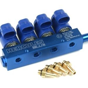 Hercules Blue rampa de 4 cilindros incl. boquillas