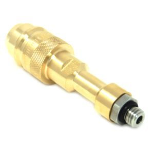 DREHMEISTER adaptador de boquilla de suministro Euronozzle M10 con conexión de acero inoxidable, largo