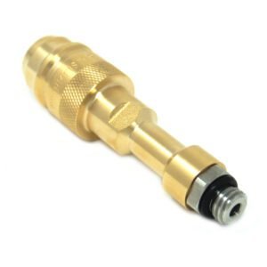 DREHMEISTER adaptador de boquilla de suministro Euronozzle M14 con conexión de acero inoxidable, largo