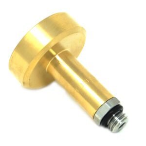 DREHMEISTER adaptador de boquilla de suministro DISH M14 latón con conexión de acero, L=67 mm