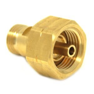 DREHMEISTER Extensión para botellas de gas adaptador M16x1,5 a W21,8 x 1/14" LH