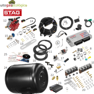 STAG Diesel - kit de 8 cilindros