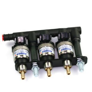Keihin KN8 rampa de inyección de 3 cilindros café (100 cc)