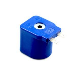 Tomasetto solenoide 12 V DV 17 W con conector plano para multiválvulas de 30° EXTRA (8 mm) + reductor AT09