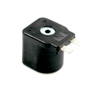 Tomasetto solenoide 12 V DV 11 W con conector plano para multiválvulas de 30° (6 mm) + reductor AT07