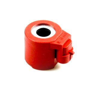 MTM solenoide rojo multiválvula EU2 + ET98 de 12 V DC 16 W con conector AMP