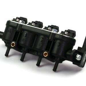 Landi Renzo inyector MED GLP GNV 4 cilindros GI25-65 NEGRO con sensor (antiguo diseño de 4 agujeros)