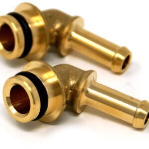 BRC conexión de agua latón 10 mm para reductor Genius MB (set de 2 piezas)