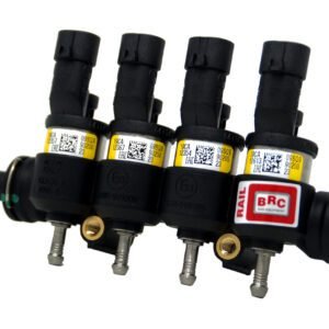 BRC rampa de inyección de 4 cilindros IN03 amarillo (plástico)