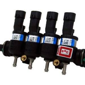 BRC rampa de inyección de 4 cilindros IN03 azul (plástico)