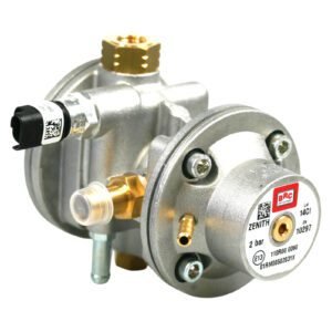 BRC ZB Zenith CNG 2.5 bar reductor de gas 200 bar incl. MV y HD - sensor de temperatura