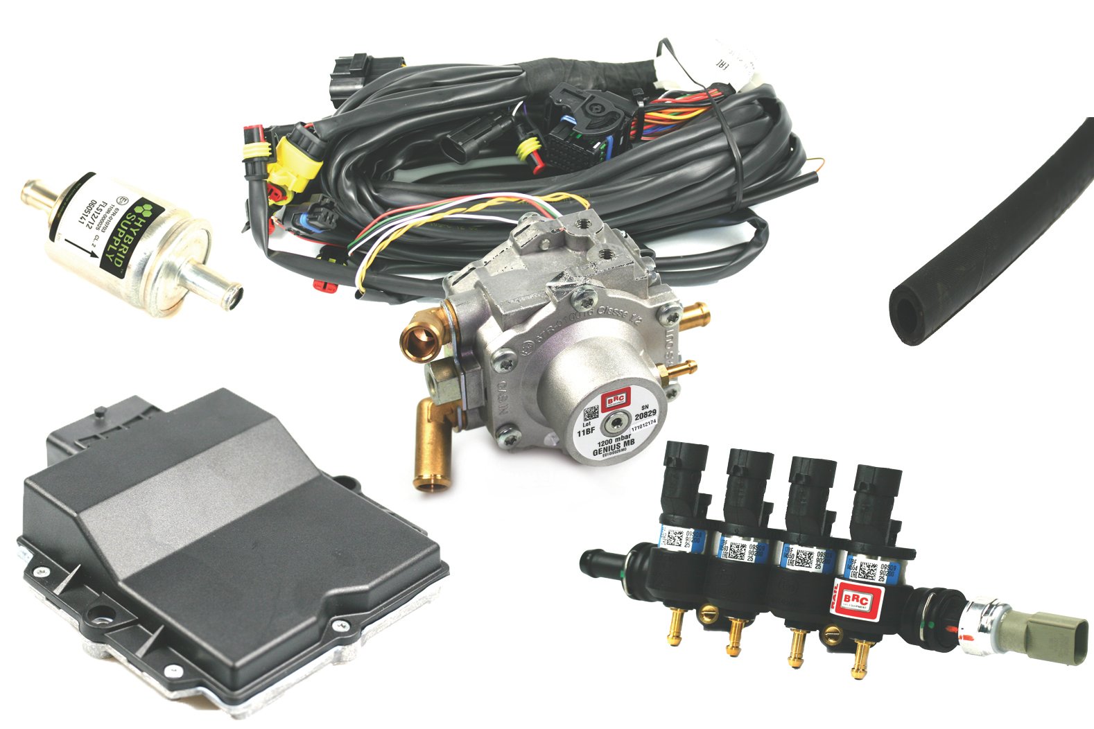 BRC Plug & Drive sistema de gas GLP - 5 cilindros (naranja/G-MAX)