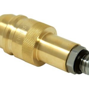 DREHMEISTER adaptador de boquilla de suministro Euronozzle M14 con conexión de acero inoxidable, L=79,5mm