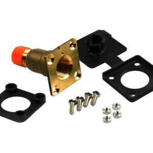 Boquilla de suministro recta de base plana W21,8 para la conexión de manguera de llenado