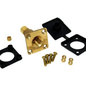 Boquilla de suministro recta de base plana W21,8 para tubería de cobre de 8 mm