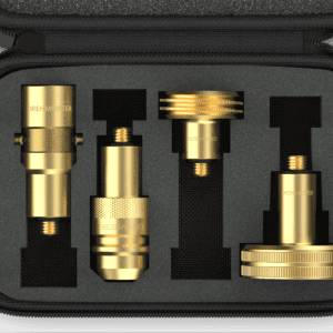 DREHMEISTER kit de adaptadores en valija para cilindros de gas (M10/corto)