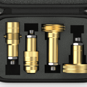 DREHMEISTER kit de adaptadores en valija para cilindros de gas (M14/largo)