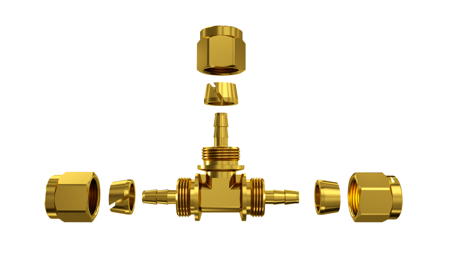 DREHMEISTER tornillo en T para manguera flexible Ø 6/6/6 mm - Imagen 2