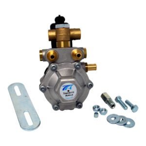 Tomasetto regulador de presión AT12 SUPER GNC hasta 250 KW - 24V - M14x1 (d.8mm)